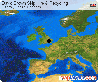 David Brown Skip Hire & Recycling satellite map