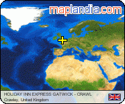 HOLIDAY INN EXPRESS GATWICK - CRAWL satellite map