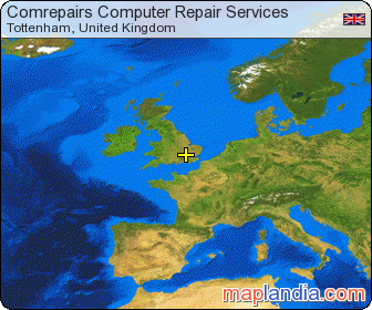 Comrepairs Computer Repair Services satellite map