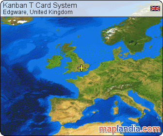 Kanban T Card System satellite map