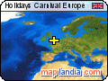 Holidays Carnival Europe satellite map