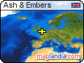 Ash & Embers satellite map