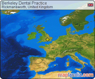 Berkeley Dental Practice satellite map