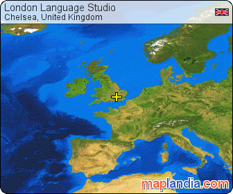 London Language Studio satellite map