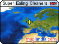 Super Ealing Cleaners satellite map