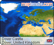 Dover Castle satellite map