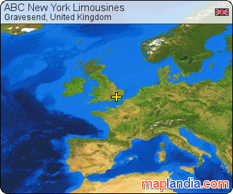 ABC New York Limousines satellite map