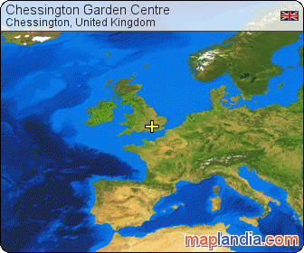 Chessington Garden Centre satellite map
