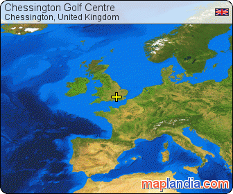 Chessington Golf Centre satellite map