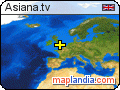 Asiana.tv satellite map