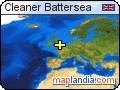 Cleaner Battersea satellite map