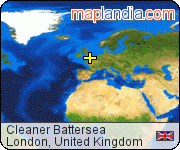 Cleaner Battersea satellite map