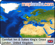 Comfort Inn & Suites King's Cross satellite map