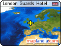 London Guards Hotel satellite map
