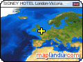 SIDNEY HOTEL London-Victoria satellite map