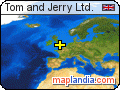 Tom and Jerry Ltd. satellite map