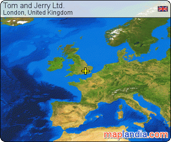Tom and Jerry Ltd. satellite map