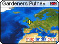 Gardeners Putney satellite map