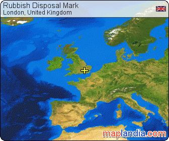 Rubbish Disposal Mark satellite map