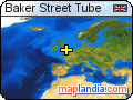 Baker Street Tube satellite map