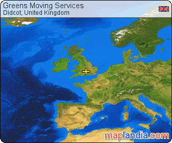 Greens Moving Services satellite map