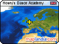 Honey's Dance Academy satellite map