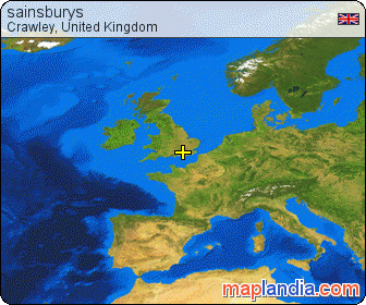 sainsburys satellite map