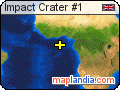 Impact Crater #1 satellite map