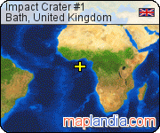 Impact Crater #1 satellite map