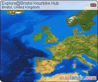 Explore@Bristol Hourbike Hub satellite map