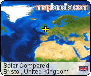 Solar Compared satellite map