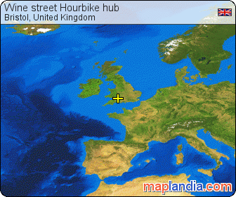 Wine street Hourbike hub satellite map