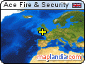 Ace Fire & Security satellite map