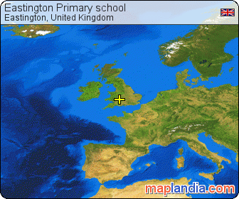 Eastington Primary school satellite map