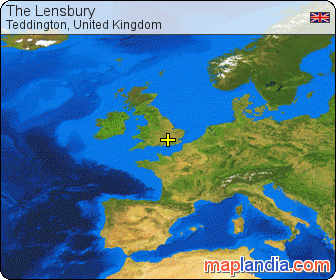 The Lensbury satellite map