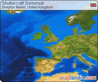 Shuttercraft Somerset satellite map