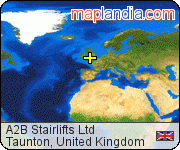 A2B Stairlifts Ltd satellite map