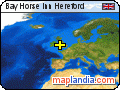 Bay Horse Inn Hereford satellite map