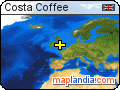 Costa Coffee satellite map