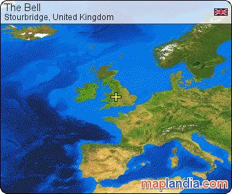 The Bell satellite map
