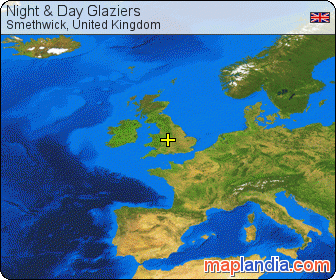 Night & Day Glaziers satellite map