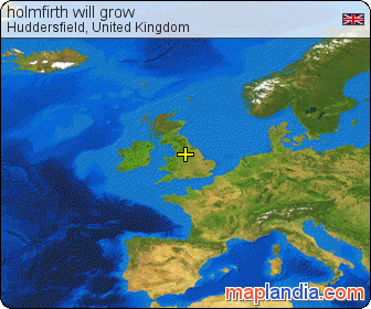 holmfirth will grow satellite map