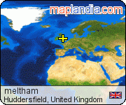 meltham satellite map