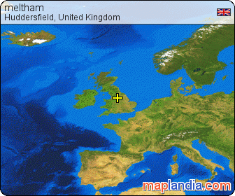 meltham satellite map