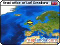 Head office of Loft Creations satellite map