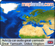 AutoUp-car-audio-great-yarmouth satellite map