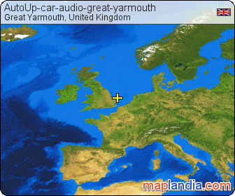 AutoUp-car-audio-great-yarmouth satellite map