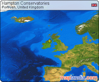 Hampton Conservatories satellite map