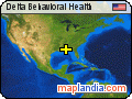 Delta Behavioral Health satellite map