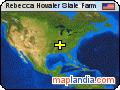 Rebecca Hovater State Farm satellite map